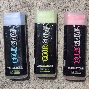 Cooling Towel Trio - Blue, Green, Pink